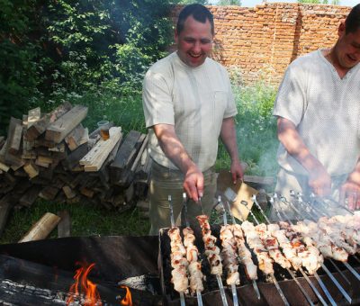 Le Drone de barbecue Russe