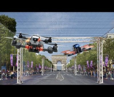 Une course de drones à Paris !